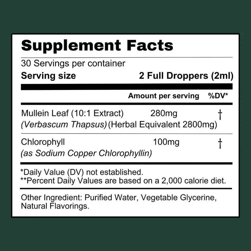 Mullein Lung Drops