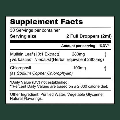 Mullein Lung Drops